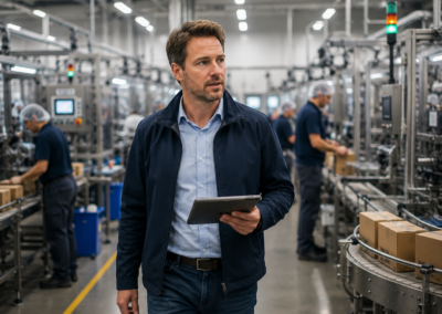 Dag van een productiemanager